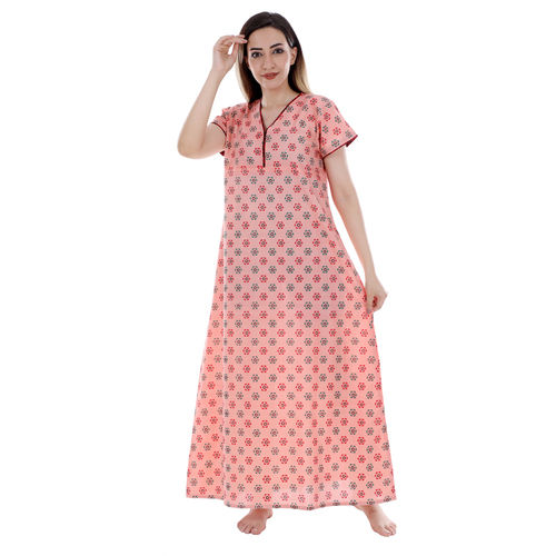 100% Soft Cotton Women Nighty