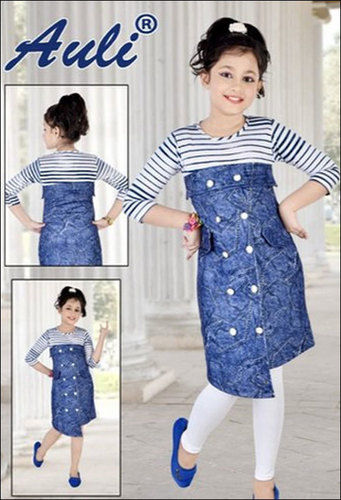 Casual Wear Girls Printed Wear Age Group: 6-12 Years