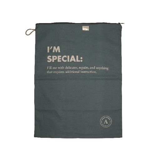 Grey Eco-Friendly Laundry Pouch Bag