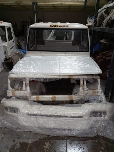 White Pickup Front Car Cabin