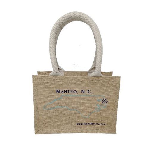Printed Jute Gift Pouch Bag