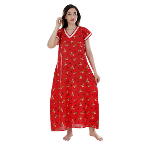 Attractive Pattern Women Nighty