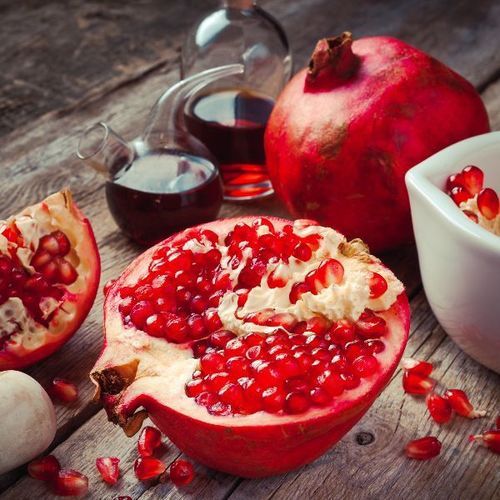 Red Healthy And Natural Fresh Pomegranate