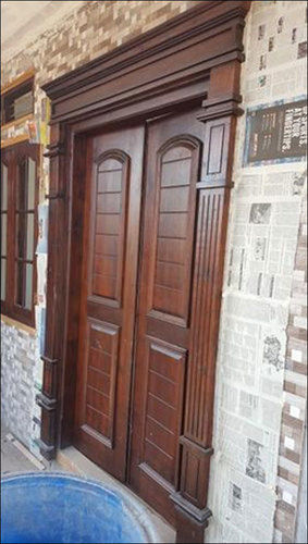 Antique Take Wood Double Door Application: Exterior