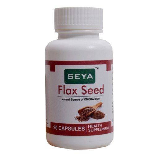 Herbal Omega 3 Flax Seed Capsules Shelf Life: 24 Months at Best Price ...