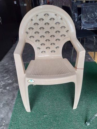 White Designer Moulded Plastic Chair