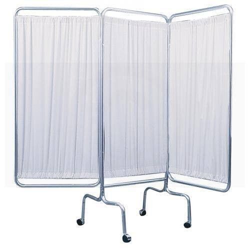 Fold-Able Rails 3 Fold Screen For Hospitals