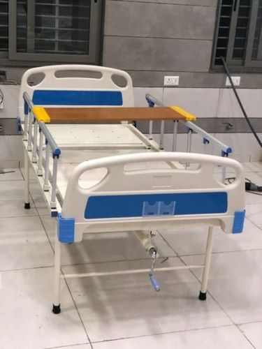 White And Blue Hospital Bed With Abs Panel