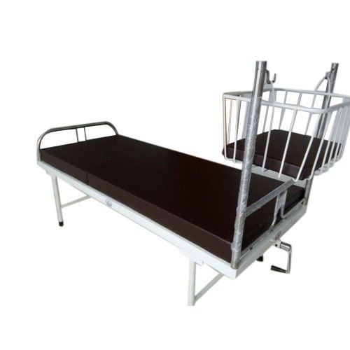 Black Semi- Fowler Bed With Baby Stand