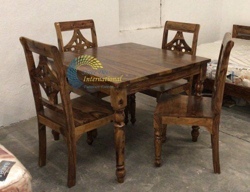 Wooden 4 Seater Dining Set