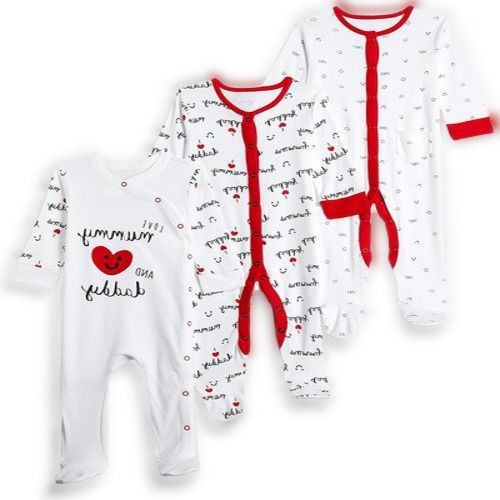 Cotton Printed Multicolor Light Weight Full Sleeves Baby Infant Sleep Suit