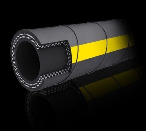 Dunlop Pneumatic Rubber Hose - Rubber Material, Round Shape, Black And Yellow Color | Premium Grade, High Design, Optimum Strength, Anti-Corrosive Durability