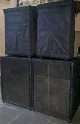 Black Rectangular Stable Performance Dj Speaker