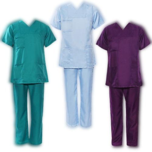 Half Sleeve Cotton V Neck Mens Hospital Staff Uniform Gender: Male