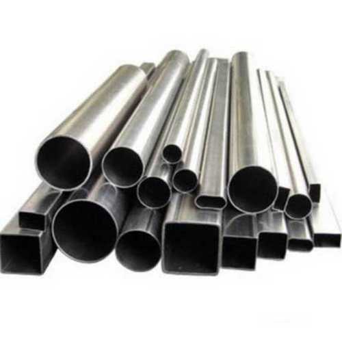 Silver Stainless Steel Round Square Pipe