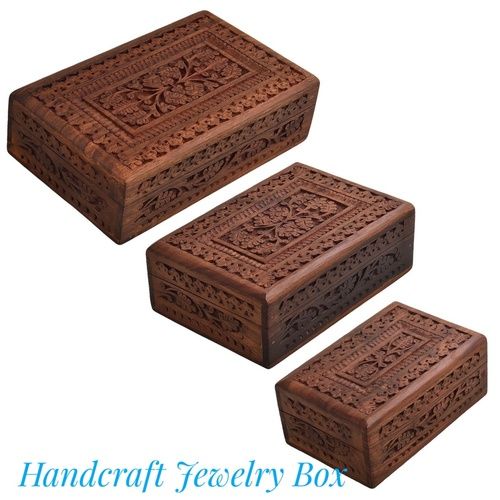 Eco-Friendly Wooden Handcraft Jewelry Box