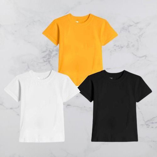 Cotton Half Sleeve Round Neck Mens T Shirts