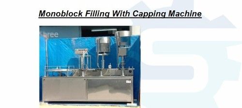 Industrial Monoblock Filling With Capping Machine