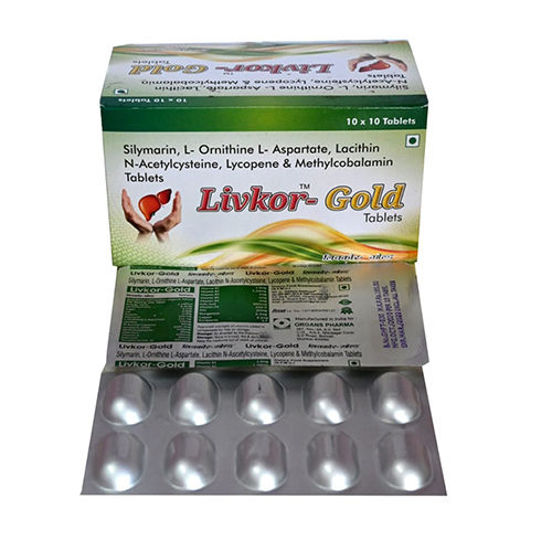 Silymarin - L-Ornithine L-Aspartate - Lycopene & Methylcobalamin Tablets