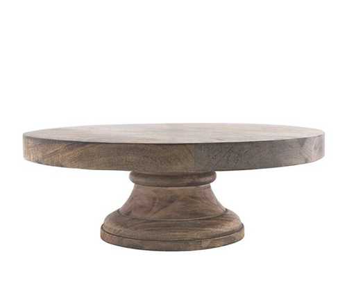 Wooden Christmas Cake Stand