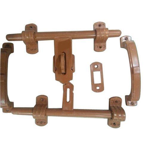 Brown Plastic Aldrops Set Application: Door Fittings