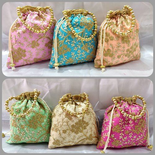 Eye Catching Look Embroidered Potli Bags