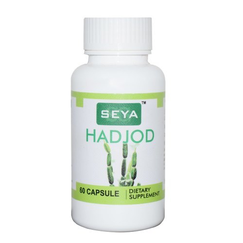 Hadjod Capsule - Herbal Medicine , 60 Capsules in Bottle with 24 Months Shelf Life, Store in Cool and Dry Place