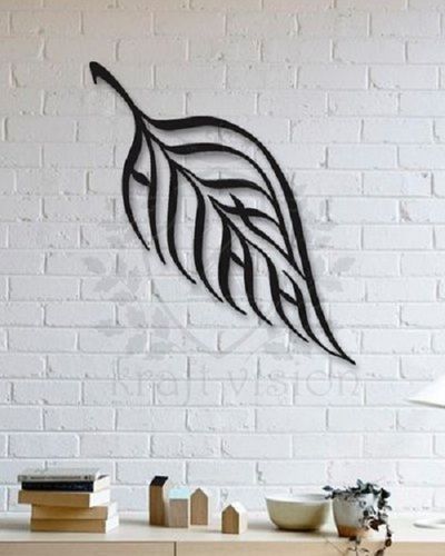 Leaf Design Metal Wall Art