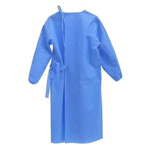 Blue Medical Disposable Isolation Gown