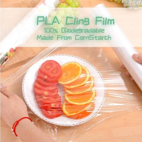 Biodegradable Compostable Food Packing Pla Pallet Wrap Film Hardness: Soft