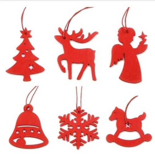 Green Felt Christmas Hanging Decorative Items For Kids