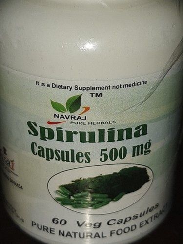 Herbal Spirulina Extract 500 Mg Capsules Age Group: For Adults