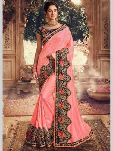 Ladies Saree - Cotton Silk, Various Colors | Machine Made, Easy Wash, Skin Friendly, Dry Clean Recommended, Perfect for Party Wear