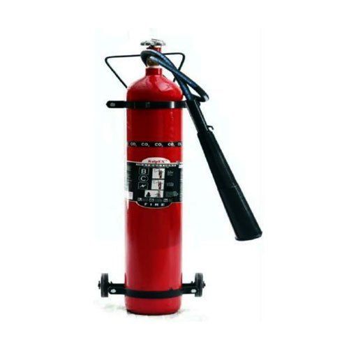 Black Mild Steel Co2 Fire Extinguisher Trolley, For Industrial