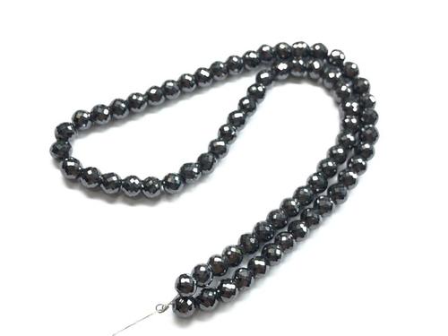 5.50mm Black Moissanite Beads