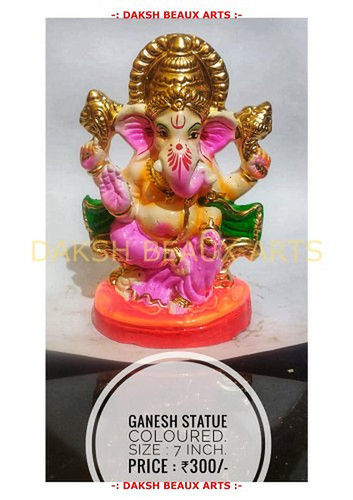 7 Inch Terracotta Ganesh Statue