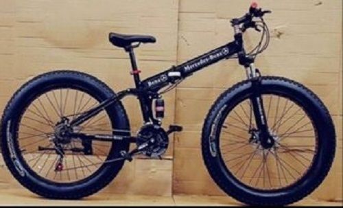 Being Human Black Fat Tyre Foldable Cycle Gender: Male