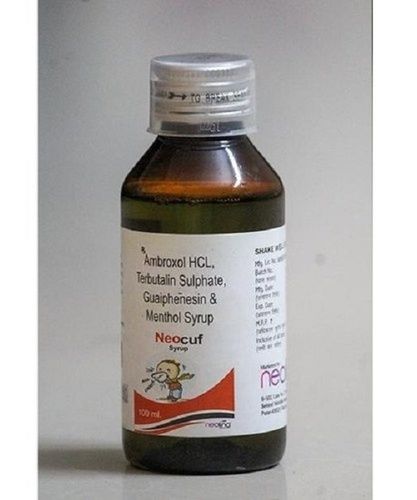 Bromhexine, Hcl Terbutaline Sulphate, Guaiphenesin And Menthol Syrup General Medicines