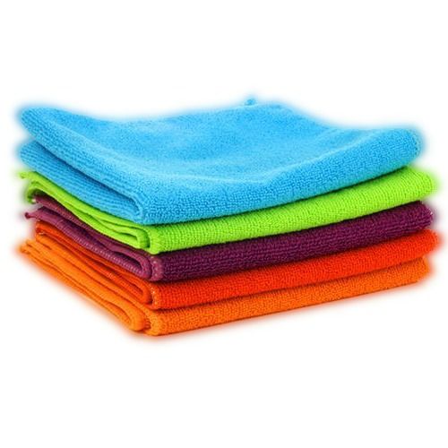 Dust Absorbent And Durable Car Cleaning Microfiber Multicolor Cloth