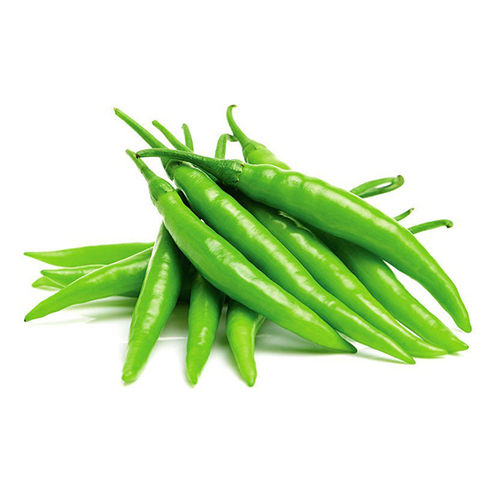 Healthy and Natural Organic Fresh Green Chilly