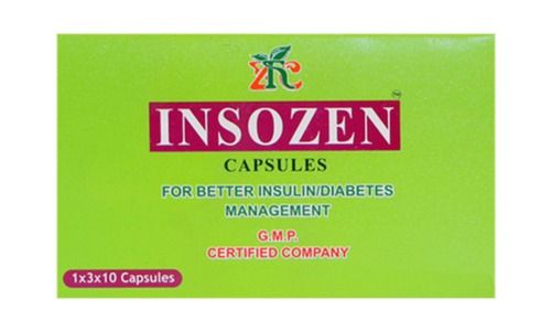 Herbal Diabetes Insulin Management Capsules Age Group: For Adults