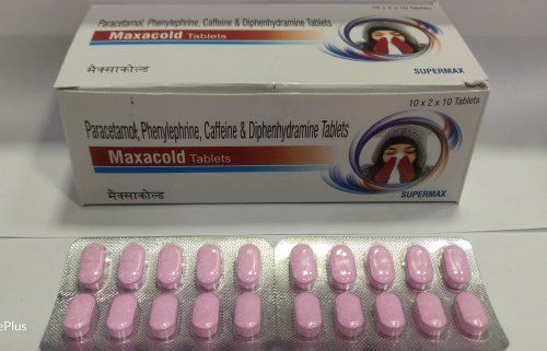 Paracetamol Phenylephrine Caffeine And Diphenhydramine Tablets