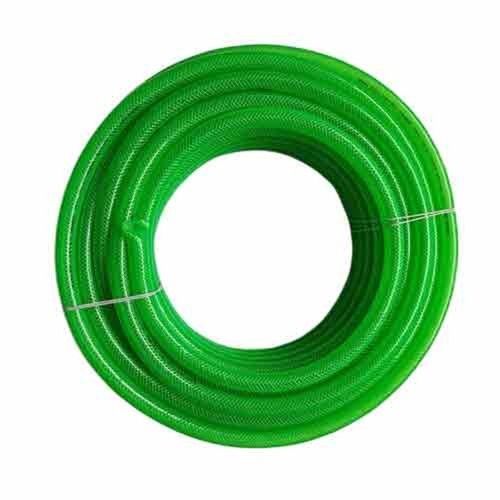 Pvc Green Braided Garden Water Hose Pipes Hardness: Flexible