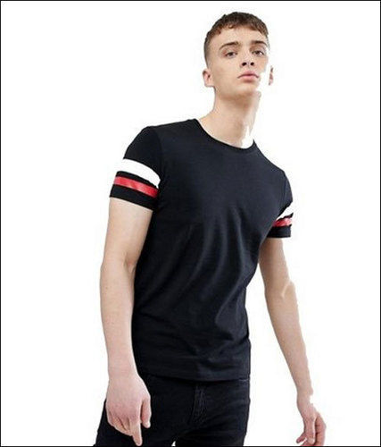 Slim Fit Half Sleeve Mens Cotton T-Shirt