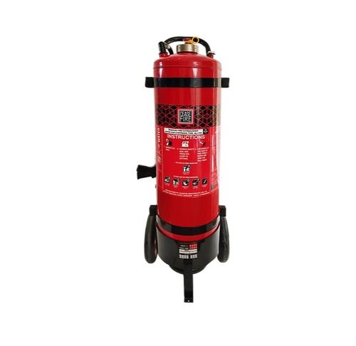 Trolley Mounted Water Based Fire Extinguisher For A Class Fires Application: Hospital