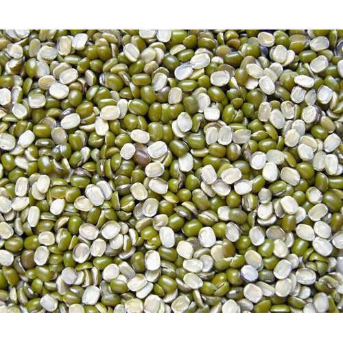 Healthy And Natural Organic Split Green Moong Dal Grain Size: Standard