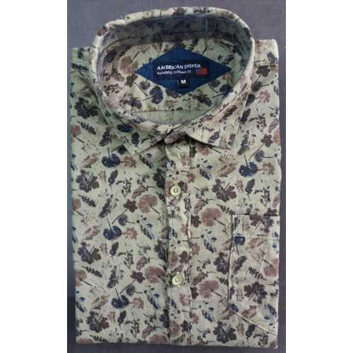 Multi Men'S Stylish Printed Shirt