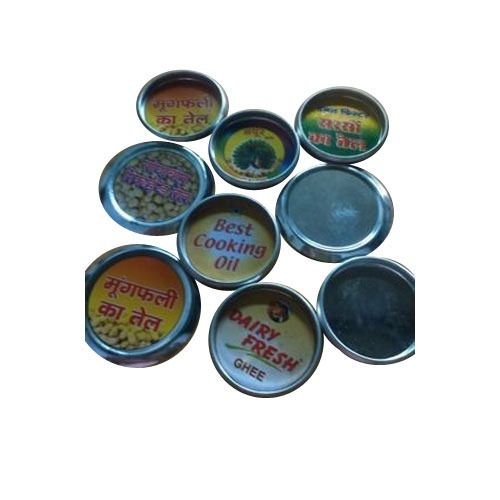 Various Colors Are Available Printed Pattern Design Tin Cap