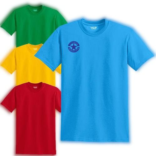 Round Neck Half Sleeve Plain Cotton Corporate T Shirts Age Group: Kids To Adults