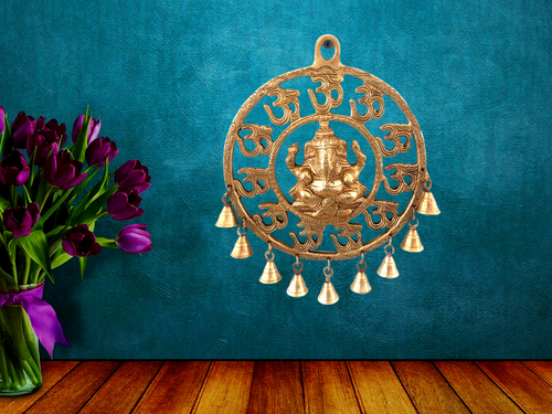 Brass Ganesha Wall Hangings Application: Decoration